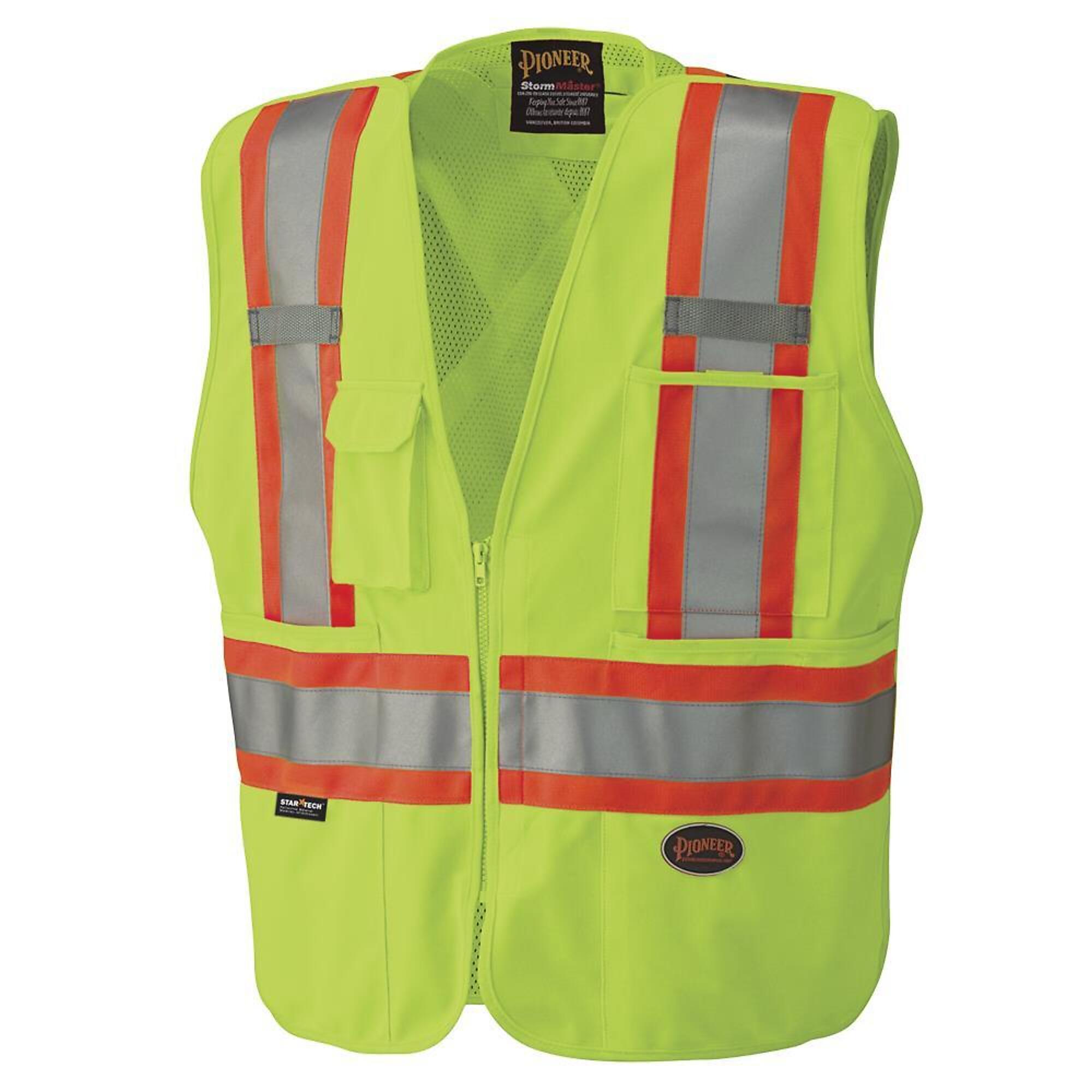 Pioneer Zip-Up Break Away Safety Vest